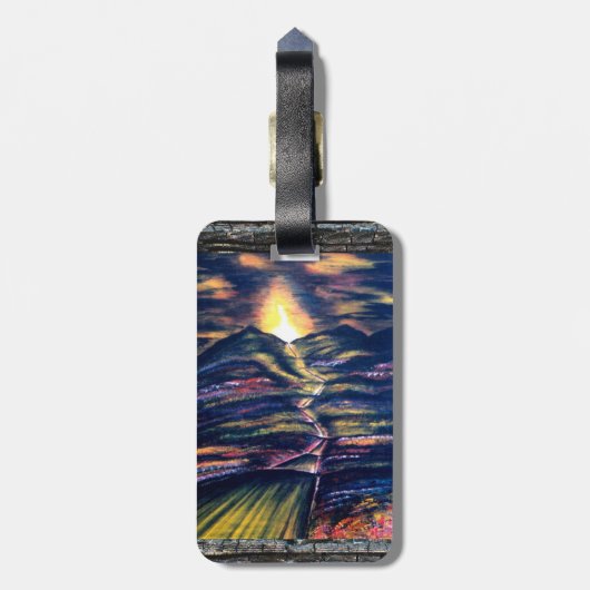 人生の祈りの言葉 ラゲッジタグ (裏面縦)