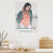 人生の祝いのための葬儀・追悼 現代の写真 ポスター (キッチン)