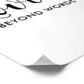 人生の祝祭ユニーク写真メモリアル葬儀 ポスター (角)