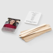 人生の祝祭写真シンプルメモリアル葬儀 ハンドファン (組立なし)