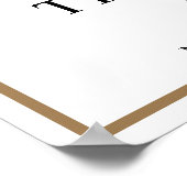 人生の祝祭 シンプル ゴールドフレーム 写真 ポスター (角)