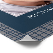 人生の祝祭 男性的 葬儀歓迎看板 ポスター (角)