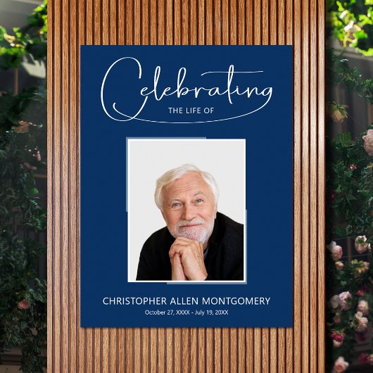 人生の祝祭 葬儀 フォト ポスター