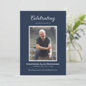 人生の祝祭 追悼式案内 招待状 (スタンド正面)