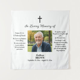 人生の祝福 1枚の写真と聖書の詩 タペストリー