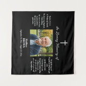 人生の祝福 1 枚の写真と聖書の詩 タペストリー (正面(横))