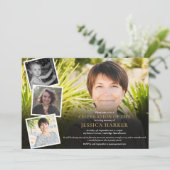 人生の祭典 フォトコラージュ 招待状 (スタンド正面)