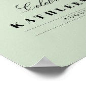 人生の祭典 フォト葬儀セレモニー ポスター (角)