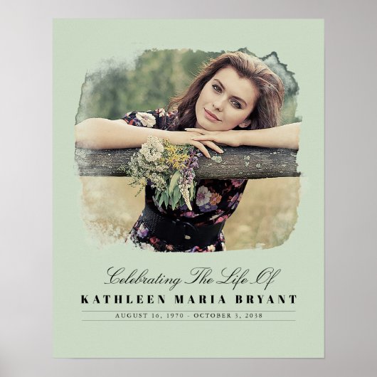 人生の祭典 フォト葬儀セレモニー ポスター (正面)