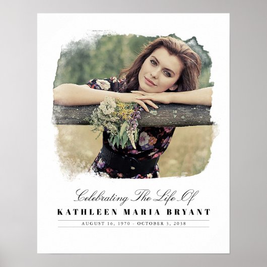 人生の祭典 フォト葬儀式 ポスター (正面)