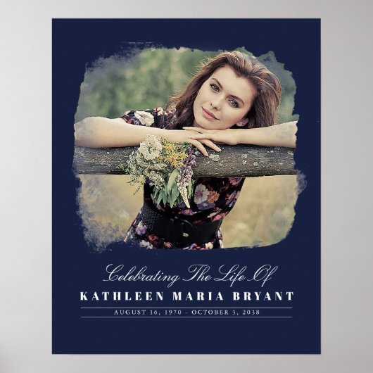 人生の祭典 フォト葬儀 儀礼詩 ポスター (正面)