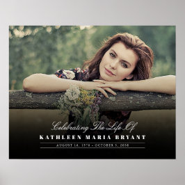 人生の祭典 フォト葬儀 横型 ポスター