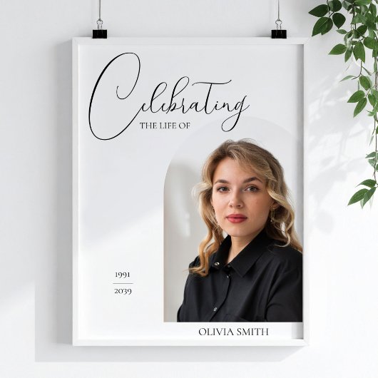 人生の祭典 フォト ミニマル スクリプト 思い出 ポスター