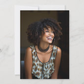 人生の祭典 - 写真追悼 招待状 (裏面)