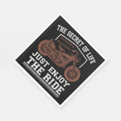 人生の秘密は乗り物楽しむだけだ スタンダードランチョンナプキン (角)