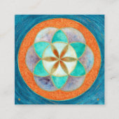 人生の種を監督する スクエア名刺 (正面)