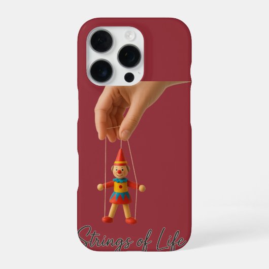 人生の糸 | パペットサーカスステッカー iPhoneケース (裏面)