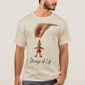 人生の糸 | パペットサーカスステッカー Tシャツ (正面)