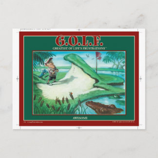 人生の素晴らし苦情のG.O.L.F ポストカード