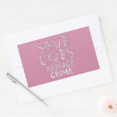 人生の罪で救変化を減ら強く 長方形シール (封筒)