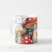 人生の美しいを楽しむこと コーヒーマグカップ (正面左)