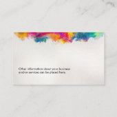 人生の脳樹 – カラフル葉 名刺 (裏面)