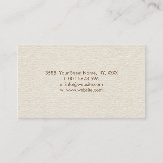 人生の脳樹 – カラフル葉 名刺 (裏面)