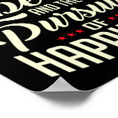 人生の自由と幸福の追求 ポスター (角)