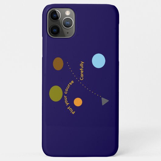 "人生の航路を決める" iPhone / iPad カーケース Case-Mate iPhoneケース (裏面)