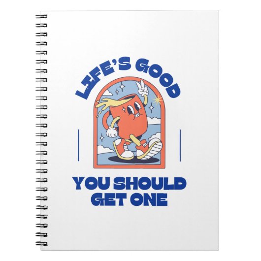 人生の良い皮肉 ノートブック (正面)