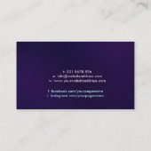 人生の花バタフライ – エカラフルネルギフロー 名刺 (裏面)