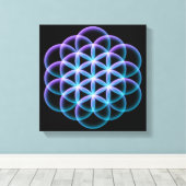 人生の花 キャンバスプリント (インサイチュ (ウッドフロア))