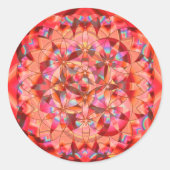 人生の花～シール ラウンドシール (正面)