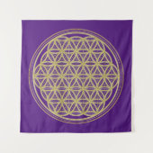 人生の花 タペストリー (正面(横))