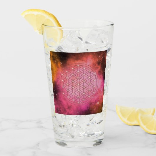 人生の花 タンブラーグラス (アイス正面)