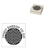 人生の花 – パンチ – 行くスピリットエネルギー ラバースタンプ (押印)