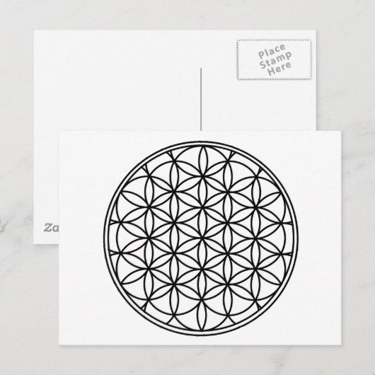 人生の花 ポストカード (正面/裏面)