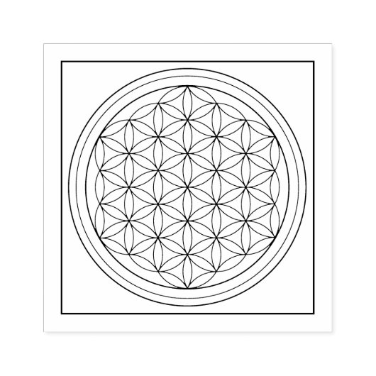 人生の花 ラバースタンプ (インプリント)