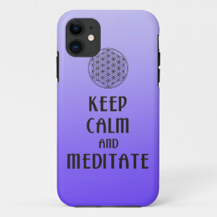 人生の花 – 保静とめい想CALM iPhone 11 ケース