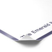 人生の花 – 白いポスターに黒 ポスター (コーナー)