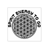 人生の花 – 行くスピリットエネルギー ラバースタンプ (インプリント)