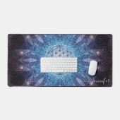人生の花 | Blume des Lebens Holy Universe デスクマット (キーボード&マウス)