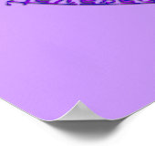 人生の花 – Moola Mantra - violet ポスター (角)