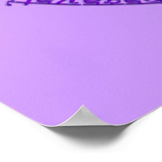 人生の花 – Moola Mantra - violet ポスター (角)