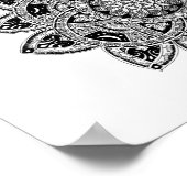 人生の花zendoodle ポスター (角)