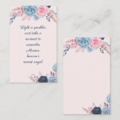 人生の葬儀お祝いスパークラー別れ 名刺 (正面/裏面)