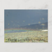 人生の虹。 ポストカード (正面)