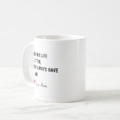 人生の行先に贈る娘へのギフト コーヒーマグカップ (正面左)