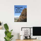 人生の課題に対する勇気付けられる ポスター (ホームオフィス)