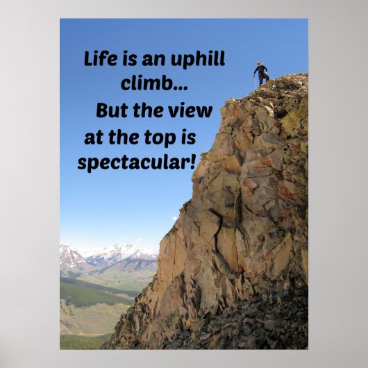 人生の課題に対する勇気付けられる ポスター (正面)